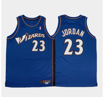 Men Michael Jordan Washington Wizards blue Jersey