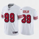 Men's Youth San Francisco 49ers #99 Javon Kinlaw 2020 draft Jersey White