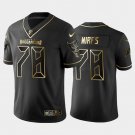 Men's Youth Tampa Bay Buccaneers #78 Tristan Wirfs Black Golden Jersey