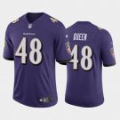 Mens Youth Baltimore Ravens #48 Patrick Queen  2020 Draft Jersey Purple