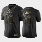 Mens Youth Denver Broncos #10 Jerry Jeudy Black Golden Jersey