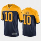 Mens Youth Green Bay Packers #10 Jordan Love 2020 Draft Jersey Navy Blue