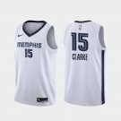 Men's #15 Memphis Grizzlies Brandon Clarke 2019-20 Association White Jersey