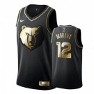 Men / Youth #12 Ja Morant Grizzlies Golden Edition Jersey black