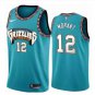 Men / Youth #12 Ja Morant vancouver Grizzlies throwback classic Jersey green