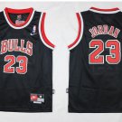 Men and Youth Michael Jordan Bulls throwback jersey black