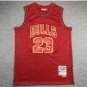 Men Michael Jordan Bulls hardwood classics jersey red