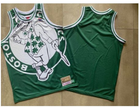 Men's BOSTON Celtics blank team jersey green