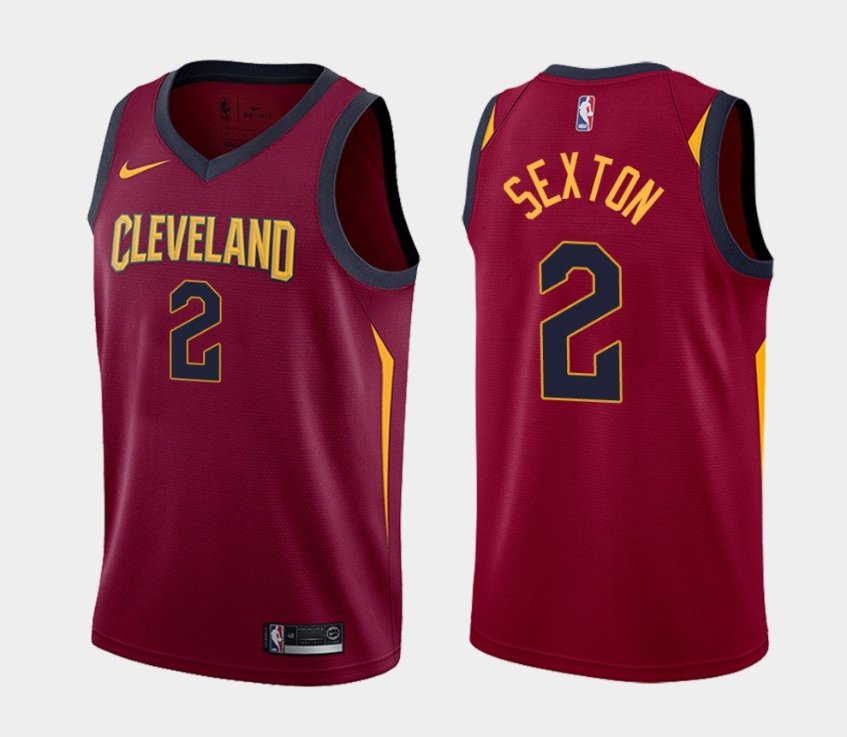 Men's / Youth Collin Sexton Cavaliers icon edition jersey Red