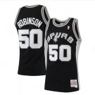 Men's David Robinson Spurs Throwback jersey black