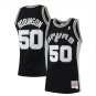 Men's David Robinson Spurs Throwback jersey black