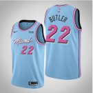 Men's / Youth Miami Heat Jimmy Butler Vice Night City Jersey Blue