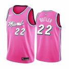 Men's  Miami Heat #22 Jimmy Butler 2019 season Earned Jersey Pink