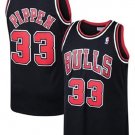 Mens Scottie Pippen Chicago Bulls throwback jersey black