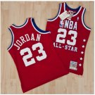 Mens Michael Jordan Chicago Bulls 1989 all star jersey blue