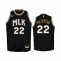 Youth Atlanta Hawks #22 Cam Reddish MLK 2021 Season City Edition Jersey Black