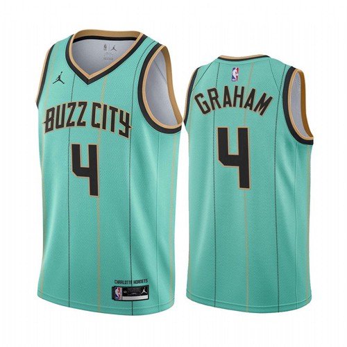 Men's / Youth Charlotte Hornets Devonte' Graham 2021 City Jersey Green