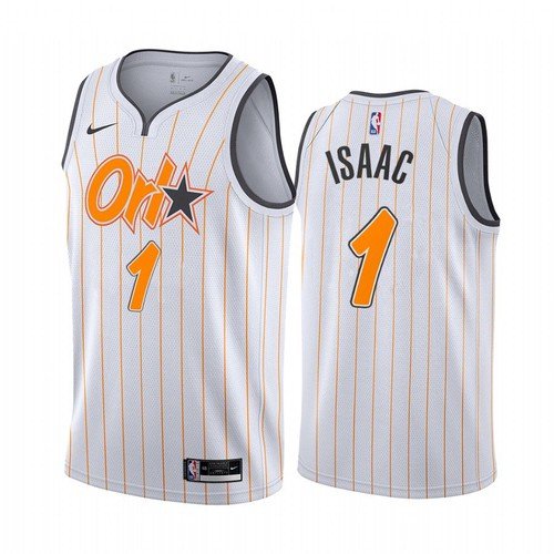 Men's Jonathan Isaac Orlando Magic 2021 City Edition Jersey White