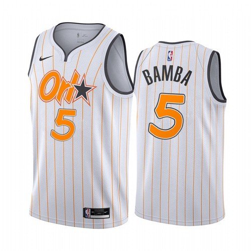 Men's Mohamed Bamba Orlando Magic 2021 City Edition Jersey White