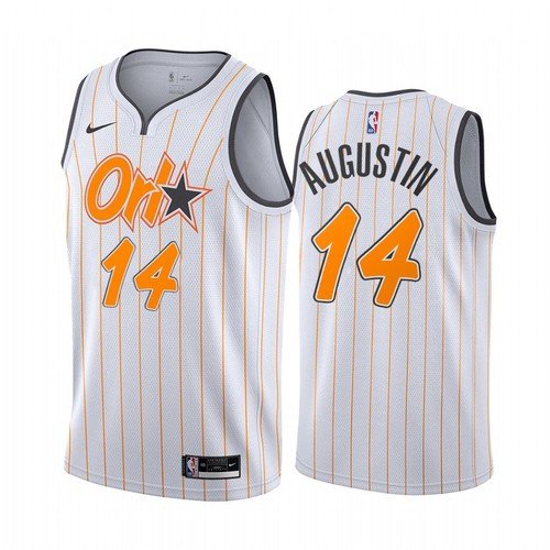 Men's D.J. Augustin Orlando Magic 2021 City Edition Jersey White