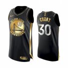 Men's Stephen Curry Gold State Warrior 2021 golden Jersey black
