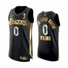 Men's Kyle Kuzma Lakers golden black finals champion jersey