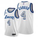 Men's / Youth Alex Caruso Lakers 4 2021 city edition jersey white