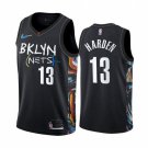 Men's Brooklyn Nets #13 James Harden 2021 City Edition Jersey - Black