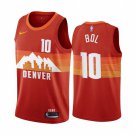 Men's Bol Bol Nuggets 10 city edition jersey orange