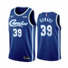 Men's Los Angeles Lakers #39 Dwight Howard crenshaw Hardwood Classics Jersey Royal blue