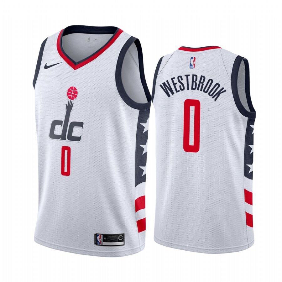 Men & Youth Russell Westbrook Washington Wizards Statement Jersey White