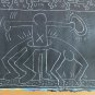 Keith Haring 1980'S Painting -Art IN Transit- NYC Subway Chalk Drawing