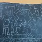 Keith Haring 1980'S Painting -Art IN Transit- NYC Subway Chalk Drawing
