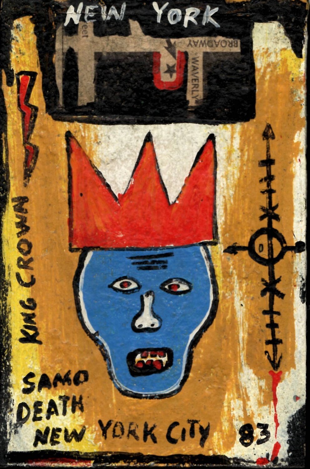 JEAN-MICHEL BASQUIAT 83 PAINTING SOUVENIR SUBWAY ART POSTCARD COLLECTION