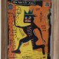 Jean-Michel Basquiat 1980"S  NYC ASPHAT -  RUM KING SAMO  Painting Framed.