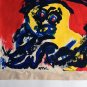 Vintage Abstract Painting Signed Appel.