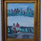 Original Street N York Hudson Impressionism Plain Air Painting