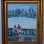 Original Street N York Hudson Impressionism Plain Air Painting