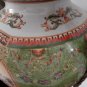 Pair of `Porcelain and  Bronze Vase Scroll Handle.