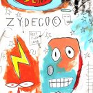 Jean-Michel Basquiat ( IDEAL ) Chromolithograph Print . Embossed Stamp