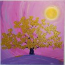 AGNES BELEZNAY - TREE OF LOVE - FENG SHUI ART - PAINTING ON CAVAS