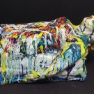 Purple Lola Collection Sculpture by Lois Herrick Signed Hot Flash