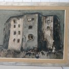 Jan Rijlaarsdam (DUTCH, 1911-2007) Signed Oil Painting on Paper.