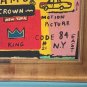 Jean-Michel Basquiat -1984 Samo KING PLEASURE Painting Framed