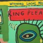 Jean-Michel Basquiat -1984 Samo KING PLEASURE Painting Framed