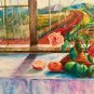 Original Contemporary Latin American Oil Painting-Dede La Ventana-by Michel P