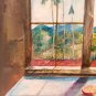 Original Contemporary Latin American Oil Painting-Dede La Ventana-by Michel P