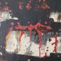 Signed Millares 1961 Madrid Abstract Painting on Canvas