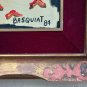 Jean-Michel Basquiat - 1984  NYC  SAMO Liberty . Painting Framed.