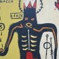 Jean-Michel Basquiat - 1984  NYC  SAMO Liberty . Painting Framed.